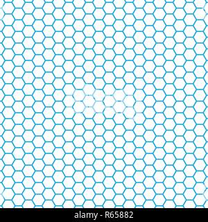 blue honeycomb texture- vector illustration Stock Vector