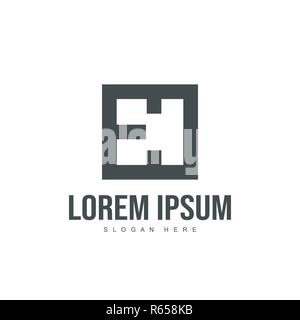 EC Letter logo design. Initial letter logo template design Stock Vector