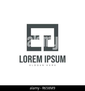 EG Letter logo design. Initial letter logo template design Stock Vector