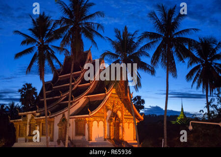 Royal Palace National Museum, Wat Ho Pha Bang. Luang Prabang South-East Asia. Laos Stock Photo