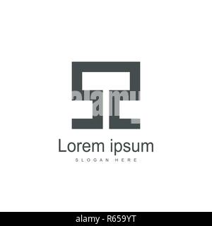 SZ Letter logo design. Initial letter logo template Stock Vector