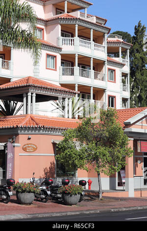 Hotel complex in Funchal on Madeira Stock Photo