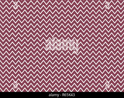 seamless zig-zag pattern dark red white Stock Photo