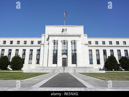 Federal Reserve Bank Building, Washington DC Stock Photo