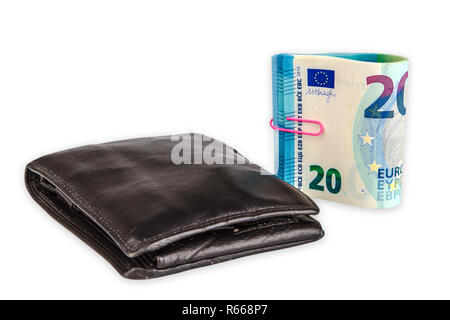 twenty euro bills Stock Photo