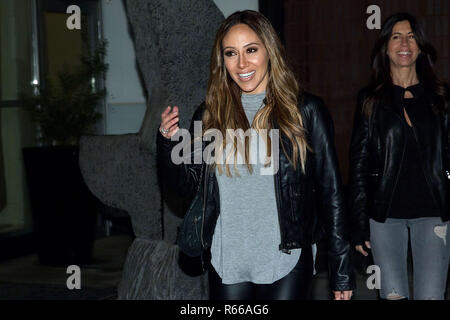 NEW YORK, NY - FEBRUARY 28:  Melissa Gorga exiting Doubletree Times Square West on February 28, 2017 in New York City.  (Photo by Steve Mack/S.D. Mack Pictures) Stock Photo