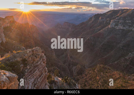 Sunrise, Nankoweap, Grand Canyon National Park, Arizona Stock Photo