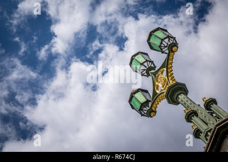 Westminster Bridge lamp Stock Photo