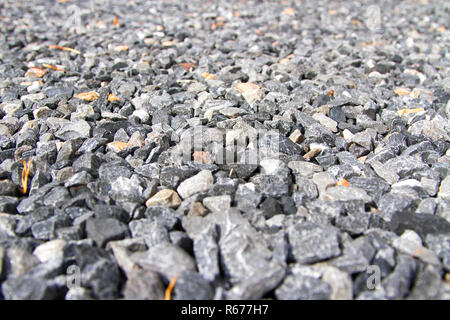 Many granite on the floor during the day. Stock Photo