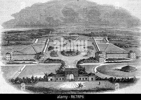 southall hospital bernards st london mental west alamy 1840 hanwell asylum insane north similar