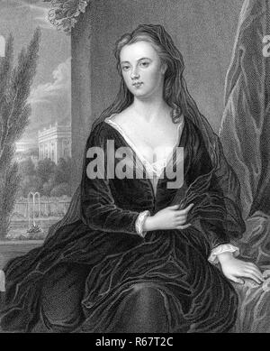 SARAH CHURCHILL, Duchess of Marlborough (1660-1744) Stock Photo