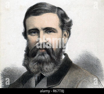 VERNEY LOVETT CAMERON (1844-1894) English explorer Stock Photo