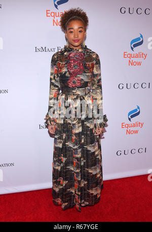 Beverly Hills, CA, USA. 3rd Dec, 2018. Beverly Hills, California, USA. 3rd Dec, 2018. Amandla Stenberg arrives for the 4th Annual ''Make Equality Reality'' Gala at the Beverly Hilton Hotel. Credit: Lisa O'Connor/ZUMA Wire/Alamy Live News Stock Photo