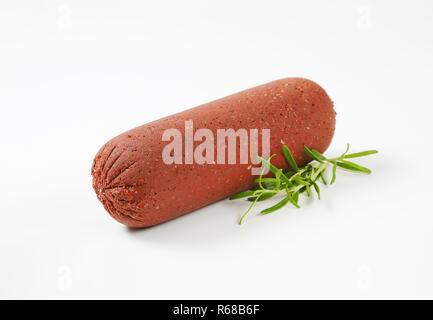 blood sausage (black pudding) Stock Photo