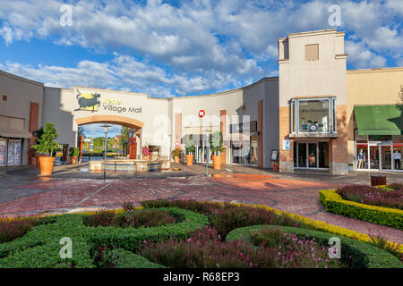 Irene village mall, a modern shopping mall filled with works of art, Pretoria, South Africa Stock Photo