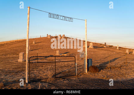 Winona Cemetery on the Palouse Prairie in Eastern Washington Stock ...