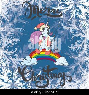 winter magic hand lettering holiday poster Stock Vector Image & Art - Alamy