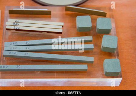 Stone Abrasive of mold many sizes Stock Photo