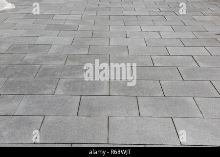 Granite outdoor floor tile parallel Stock Photo