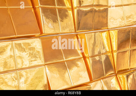 Golden azulejo tiles
