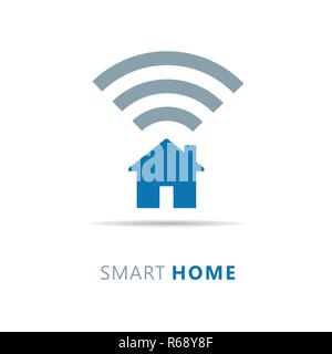 smart home icon wifi modern technology vector illunstration EPS10 Stock Vector