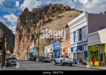 Main Street in Creede, Colorado, USA