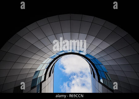 Abstract view of Terminal 2 building Dublin Airport, Dublin, Republic of Ireland Stock Photo