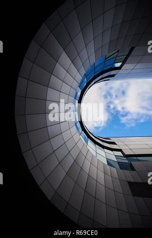 Abstract view of Terminal 2 building Dublin Airport, Dublin, Republic of Ireland Stock Photo