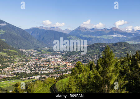 View On Brixen, South Tyrol, Italy Stock Photo