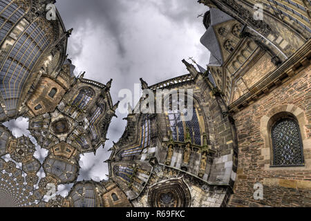 Kaleidoscopic Pattern Of Architecture Stock Photo