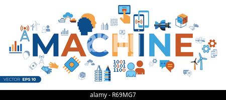 Digital vector digital tween assistant technology icons set infographics Stock Vector