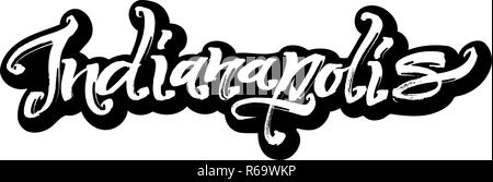 Los Angeles. Sticker. Modern Calligraphy Hand Lettering for Silk Screen  Printing Stock Vector Image & Art - Alamy