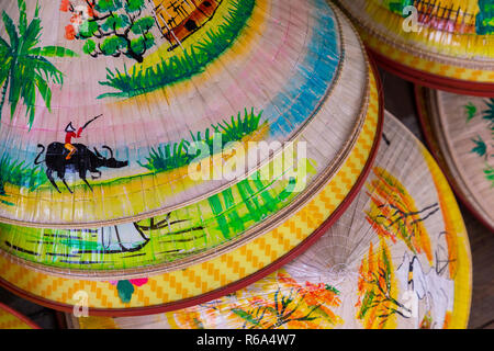 Vietnam's traditional souvenirs are sold in shop at Hanoi's Old Quarter ( Pho Co Hanoi), Vietnam Stock Photo