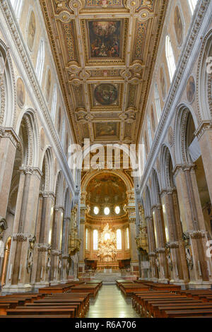 Cattedrale Tu Santa Maria Assunta, via Duomo, Naples, Italy, Cattedrale di Santa Maria Assunta, Via Duomo, Neapel, Italien Stock Photo