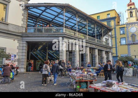 Funicular railway Funicolare Tu Montesanto, Naples, Italy, Standseilbahn Funicolare di Montesanto, Neapel, Italien Stock Photo