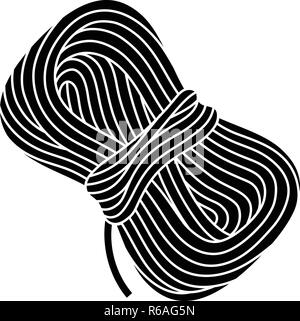 Hiking rope icon, simple style Stock Vector