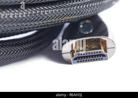 HDMI Display Cable Stock Photo