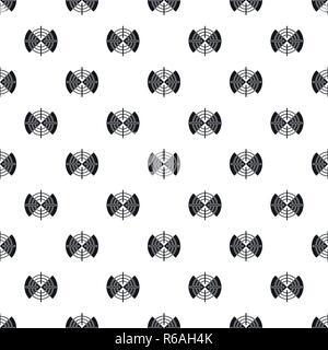 Cross gun aim pattern seamless vector repeat geometric for any web design Stock Vector
