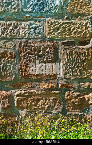 Detail Of An Old Wall Stock Photo