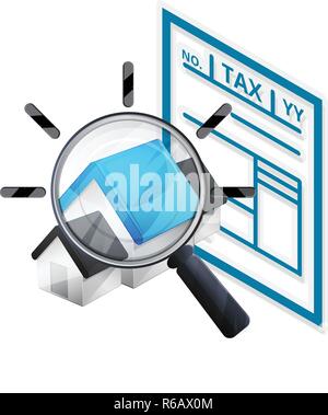 Tax on Income from House Property - Icon as EPS 10 File Stock Vector