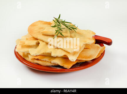 traditional Tuscan flatbread Stock Photo