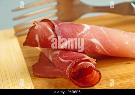 Smoked Ham Of The Black Forest Stock Photo