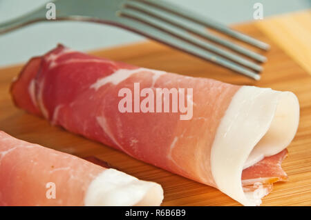 Smoked Ham Of The Black Forest Stock Photo