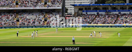 Test match, India verses England cricket teams at Edgbaston, Birmingham, West Midlands, England, UK Stock Photo