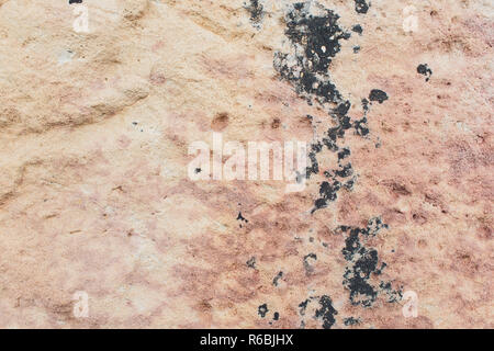 Rock layers - a colorful formations of rocks stacked over the hundreds years. Interesting background with fascinating texture. Stock Photo