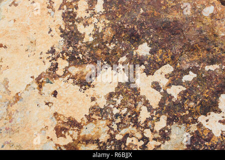 Rock layers - a colorful formations of rocks stacked over the hundreds years. Interesting background with fascinating texture. Stock Photo