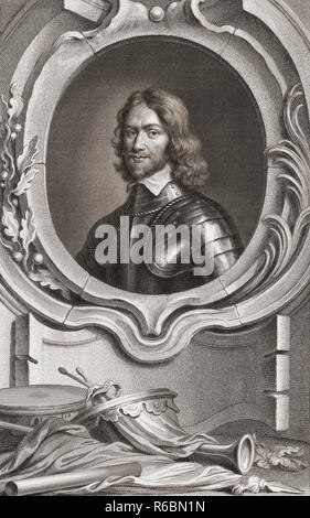 Henry Ireton, 1611 - 1651. English general in the army of Parliament during the English Civil War. Stock Photo