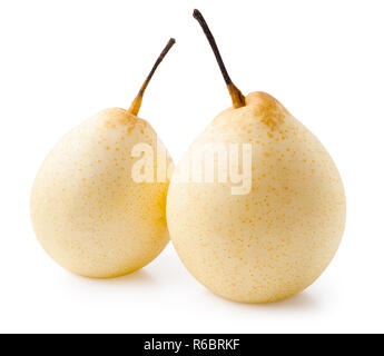 isolated pears on white background with clipping path Stock Photo