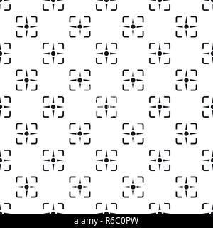 Riffle target pattern seamless vector repeat geometric for any web design Stock Vector