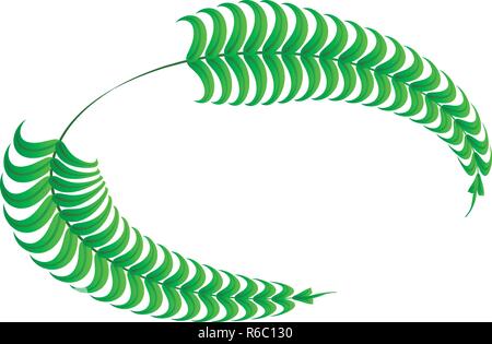 Empire laurel icon, isometric style Stock Vector